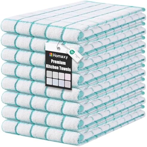 Homaxy Premium Kitchen Towels, Check Design by Homaxy