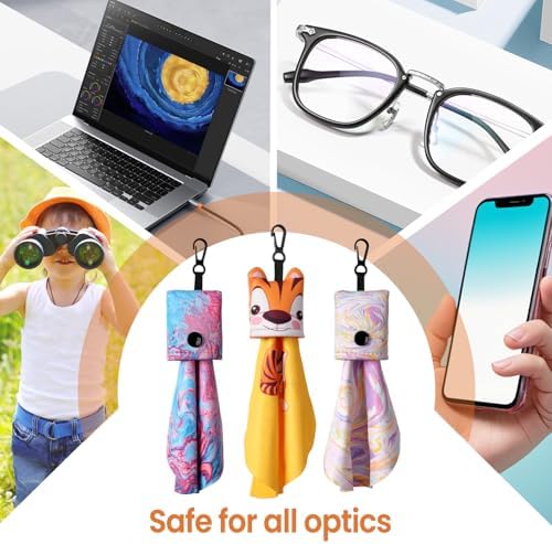 SEIBER Microfiber Glasses Cleaning Cloth, Eyeglass Clean Cloths - Image 2