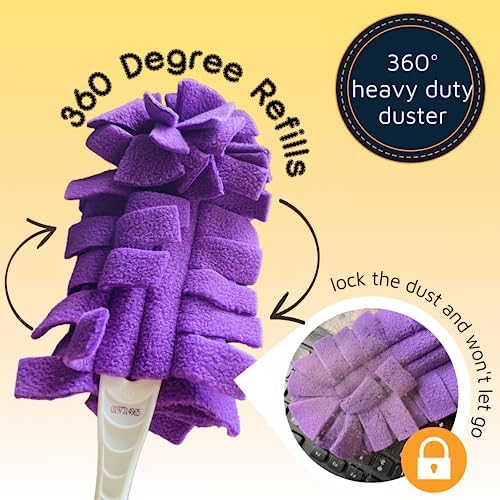 3-Pack Reusable Duster Refills for Swiffer Hand Duster, Dusting Cloths - Image 3
