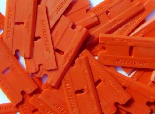 Plastic Razor Scraper Blades Double Edged by MINISCRAPER%C2%AE
