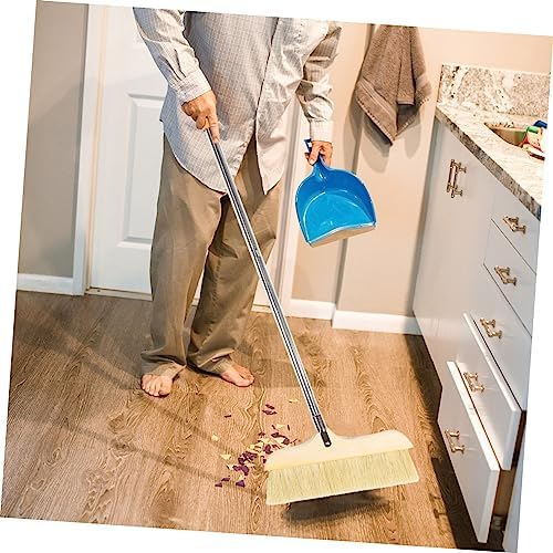 Soft Bristle Broom with Long Stainless Steel Handle - Image 5