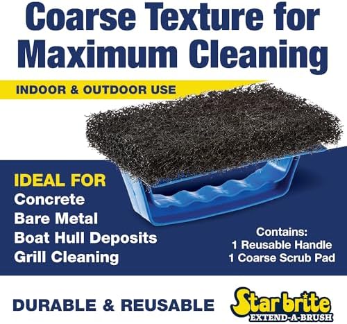 STAR BRITE Scrub Pad with Handle, Coarse Black - Image 3
