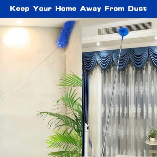 Buysenton Cobweb Duster with Extension Pole, Washable Cleaning Duster Kit with - Image 3