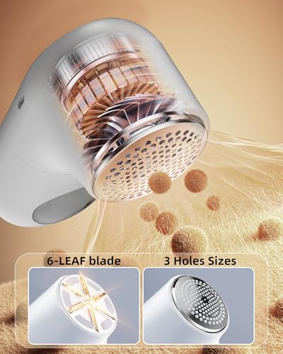Fabric Shaver Lint Remover for Clothes, Portable Sweater Defuzzer - Image 4