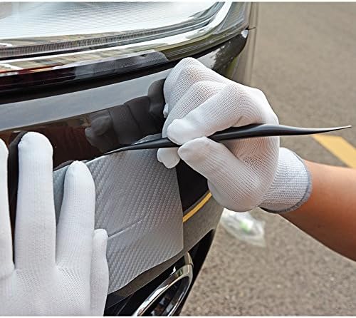 FOSHIO Vinyl Car Wrapping Flexible Micro Squeegee Curves Slot Tint Tool Set 3 - Image 2