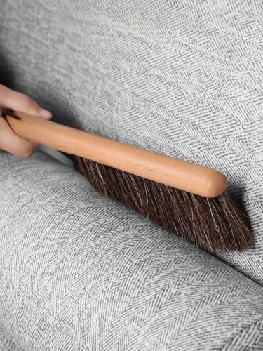 Horse Hair Bench Brush Soft Bristle Wood Handle - Image 6