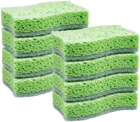 Natural Cellulose Dish Sponges for Kitchen, Non-Scratch Scrub Sponge by Unknown