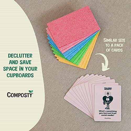 Pop-Up Compostable Sponges 12-Pack – Eco-Friendly Biodegradable Cellulose - Image 6