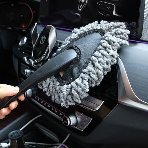 2 Pack Super Soft Microfiber Duster Brush, Dusting Tool, Cleaning Brush - Image 2