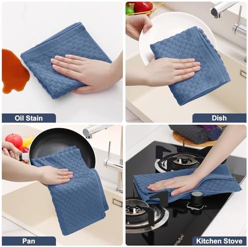 Homaxy 100% Cotton Terry Kitchen Towels - Image 5
