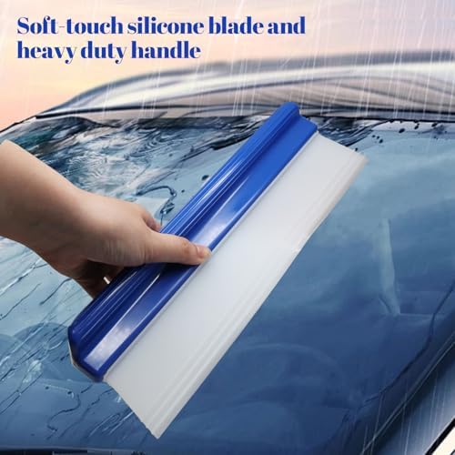 Uenhoy 2 Pack Car Squeegee 12 Inches, Flexible Car Water Scraper - Image 5