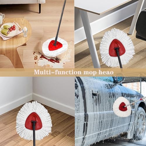 4 Pack Mop Replacement Heads for O-Ceda Mop Replace Head Spin Mop Heads - Image 6