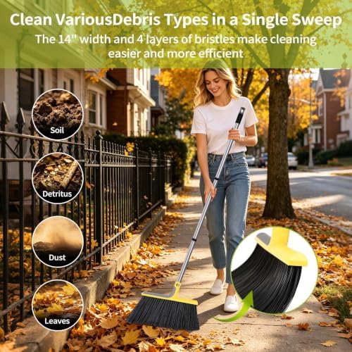 Panda Grip 2 Pack Outdoor Broom - Image 5