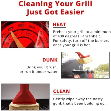 Grill Rescue Grill Brush with Scraper - Image 4