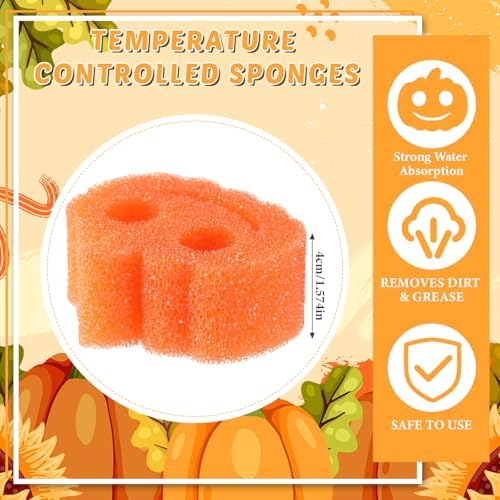 FillTouch Halloween Pumpkin 3 Pcs Scrub Sponge - Image 3