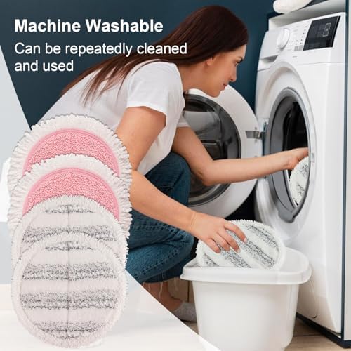 Electric Mop Pads, 6.3in Spin Mop Pads - Image 7