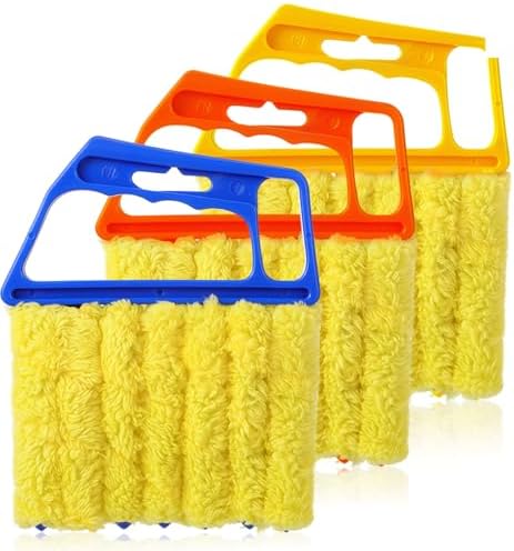 3 Pcs Blind Duster for Wood Blinds, Blind Cleaner Tool 7-Finger Tool by Unknown
