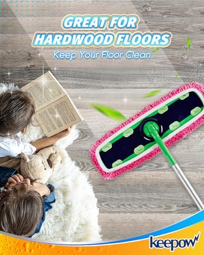 KEEPOW Reusable Microfiber Mop Pads - Image 6
