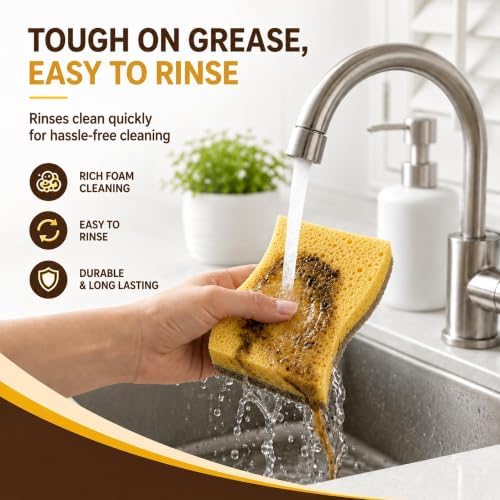 Natural Kitchen Sponges for Dish - Image 4