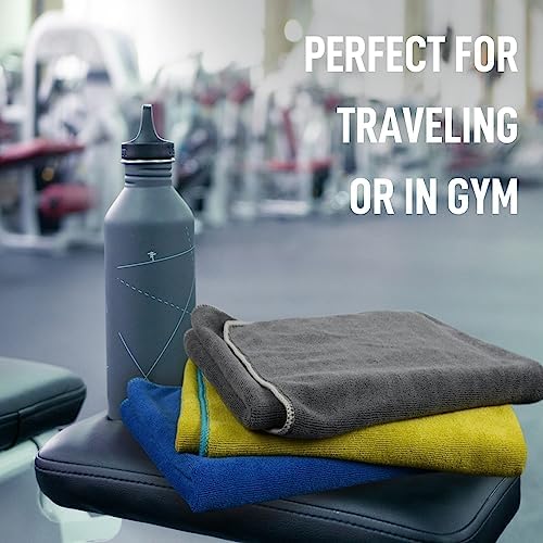 SINLAND Microfiber Gym Towels, Workout Sweat Towel 16x32In - Image 5