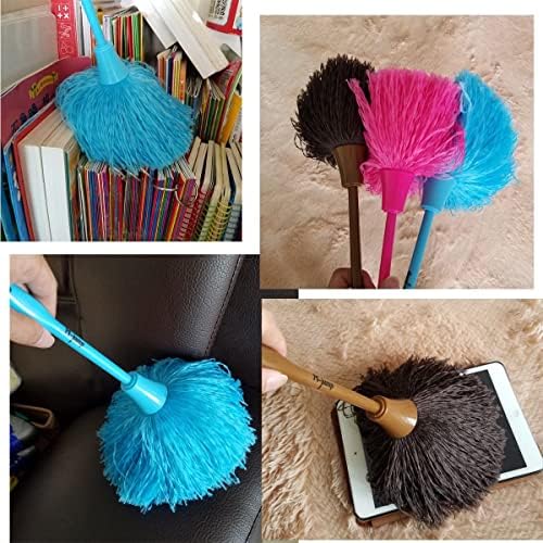 3 Pack Hand Grips Fluffy Microfiber Delicate Duster, Mini Washable Dusting Brush - Image 4