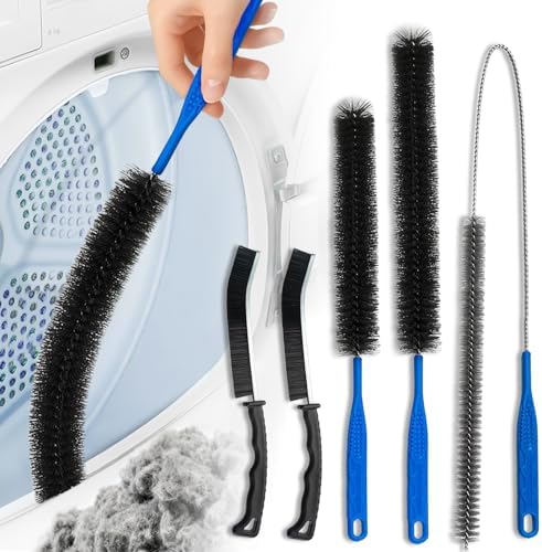 5 Pack Dryer Vent Cleaner Kit, Extra Long Flexible Brushes by Unknown