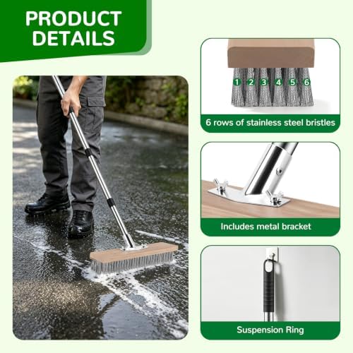 SetSail Stainless Steel Deck Scrub Brush - Image 3