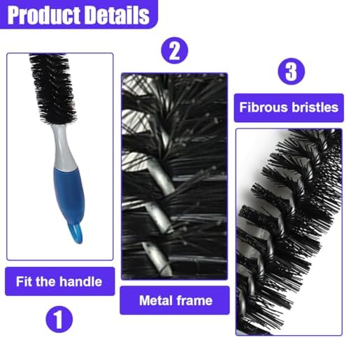 Car Engine Cleaning Brush with Long Handle, Flexible Hard Bristle Auto - Image 3