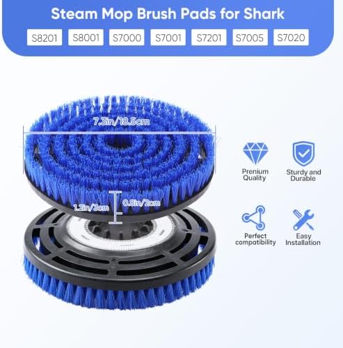 Upgraded Steam Mop Pad Replacement Brush Heads - Image 4