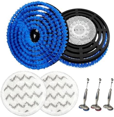 S7001 Upgraded Steam Mop Replacement Brush Pads, Compatible by Unknown