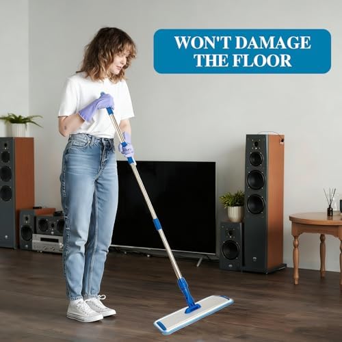 HONOVA 17.5" Microfiber Mop for Floor Cleaning - Image 2