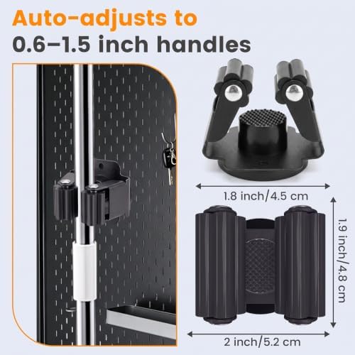 4 Pack Strong Magnetic Broom Holder - Image 5