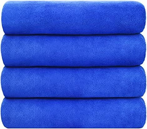 JML Microfiber Bath Towels, Dark Blue - Image 2
