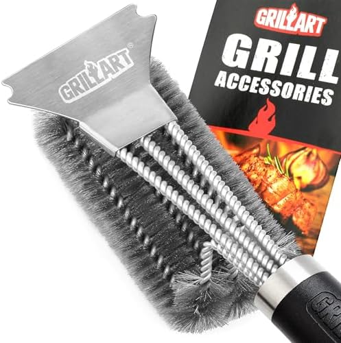 GRILLART Grill Brush and Scraper BBQ Brush by GRILLART