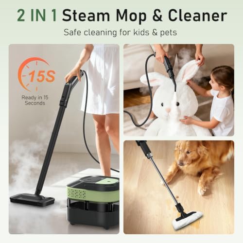 14 IN 1 Steam Cleaner Mop, Handheld Steamer Cleaning - Image 2