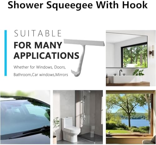 Shower Squeegee for Glass Doors, All One Piece Award Winning Squeegee - Image 7