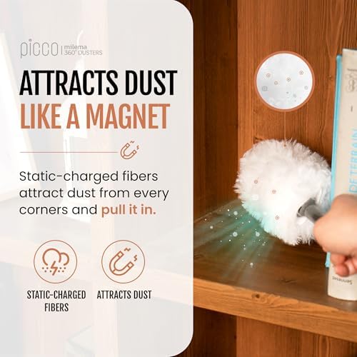 milema Picco 360 Microfiber Duster Refill Pads - Image 4