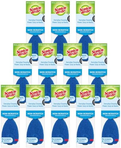 Scotch-Brite Zero Scratch Dishwand Refills, Fits All Scotch-Brite Dishwands by Scotch-Brite