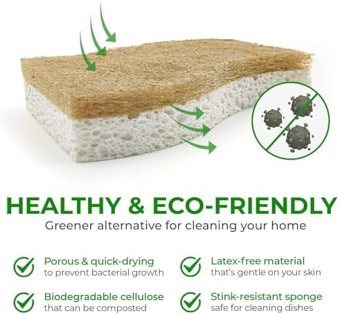 AIRNEX Natural Kitchen Sponges - Image 4