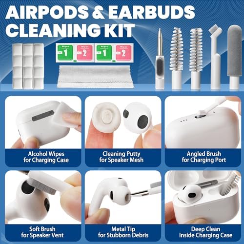 47-Piece Phone Cleaning Kit for iPhone, AirPods & Keyboards - Image 4