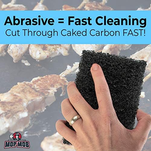 Restaurant-Grade Griddle Cleaning Pads 5 Pack. Use on Metal Grills, Cast Iron - Image 3