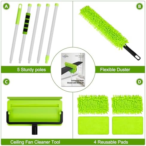 Qaestfy Pack of 2 Chenille Pad Refill Compatible - Image 6