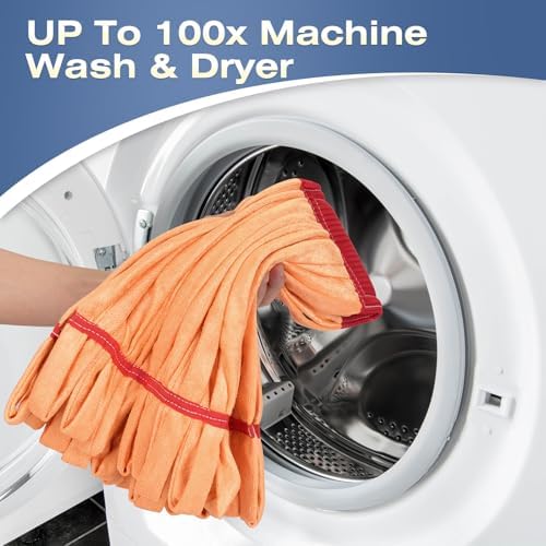 Matthew Cleaning Microfiber Tube Mop Heavy Duty Mop Head Replacement, Excellent - Image 5