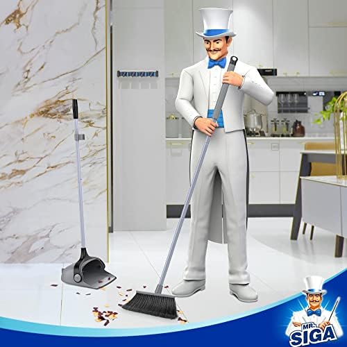 MR.SIGA Broom and Dustpan Set - Image 2
