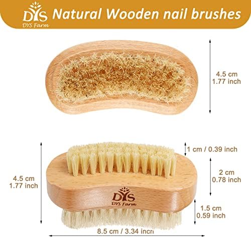 Generic Wooden Fingernail Nail Brushes - Image 3