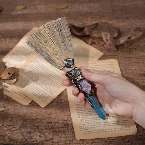 RENEMEGO Crystal Witch Altar Broom - Image 3