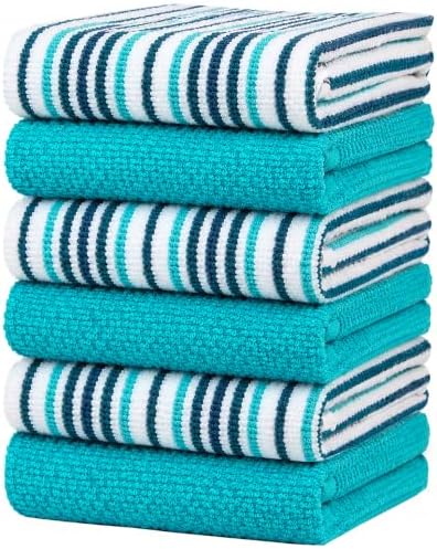 Bumble Kitchen Towels 6 Pack 100% Cotton 16"x26" by BumbleTowels