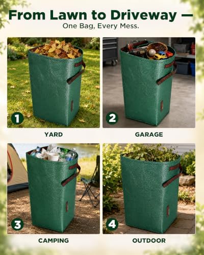 Reusable Yard Waste Bags 53Gal leaf collector bag - Image 7