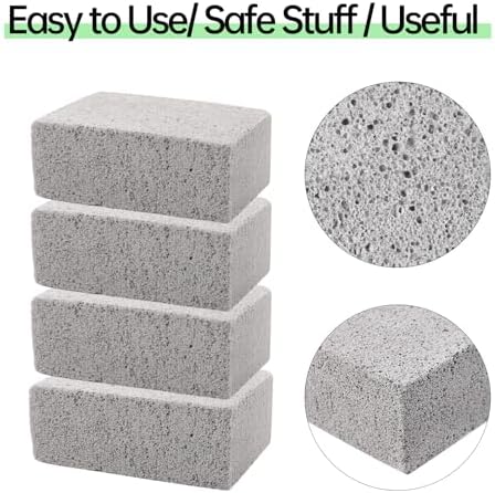 8 Pack Grill Brick Griddle Stone Pumice Cleaning Block - Image 3