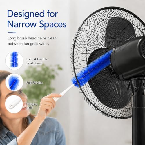 Fan Cleaning Brush, Bendable Washable Fan Duster - Image 6